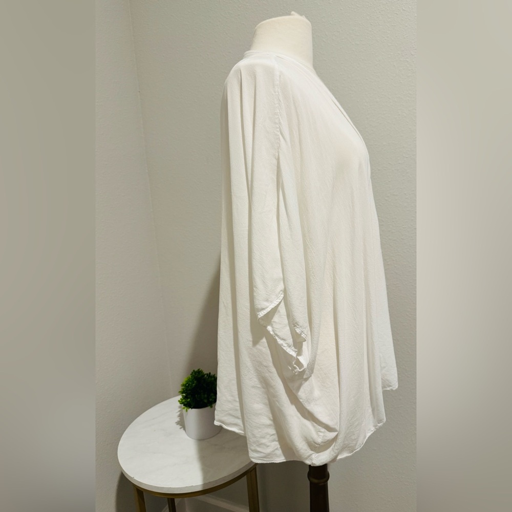 Talula White 100% Cotton Cardigan Open Front Size S/M - EUC Worn Once - Picture 3 of 6